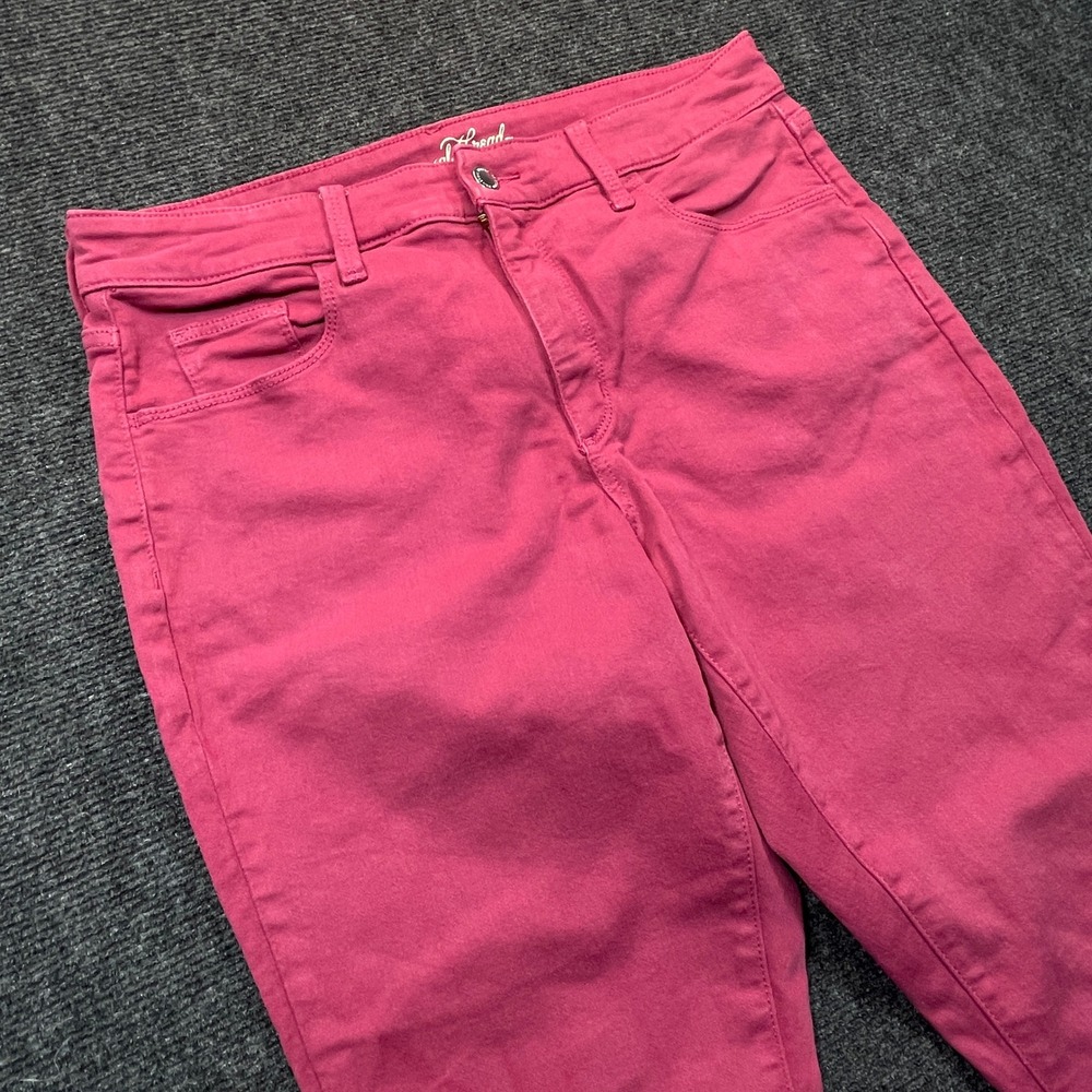 Universal Thread Skinny Jeans Womens 10/30R Plum Pink High Rise Stretch Denim